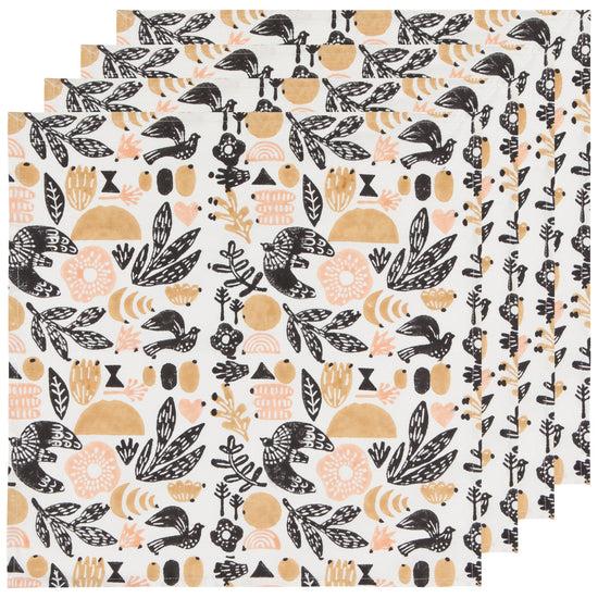 now designs Myth Block Print Napkins Set of 4