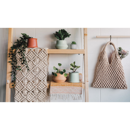 Now Designs Natural Macrame Bag