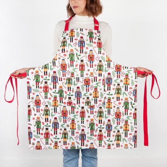 Now Designs Nutcracker Christmas Chef Apron