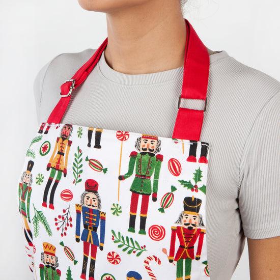 Now Designs Nutcracker Christmas Chef Apron