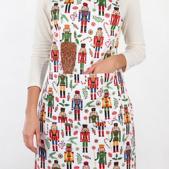 Now Designs Nutcracker Christmas Chef Apron