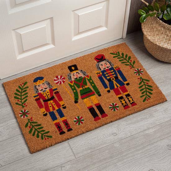Now Designs Nutcracker Christmas Doormat