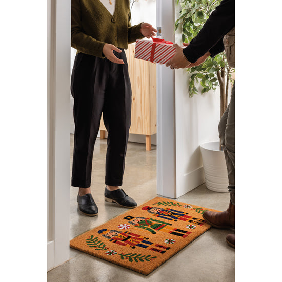 Now Designs Nutcracker Christmas Doormat
