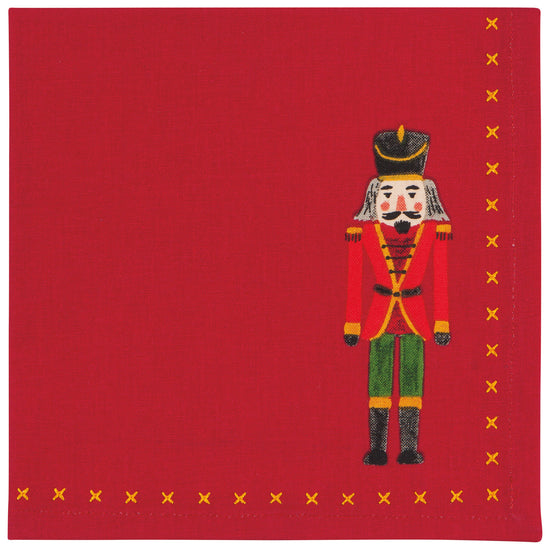 Now Designs Nutcracker Christmas Napkins Set Of 4