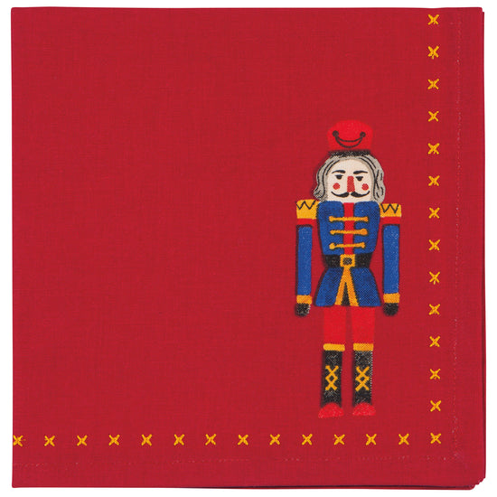 Now Designs Nutcracker Christmas Napkins Set Of 4