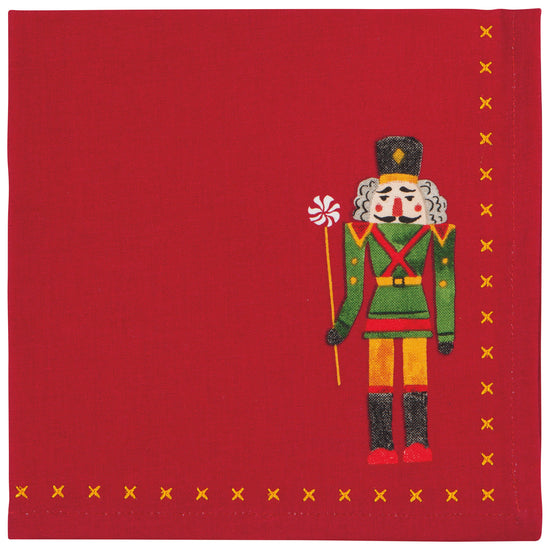 Now Designs Nutcracker Christmas Napkins Set Of 4
