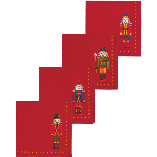 now designs Nutcracker Christmas Napkins Set of 4
