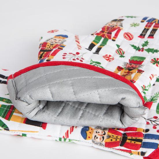 Now Designs Nutcracker Christmas Oven Mitt