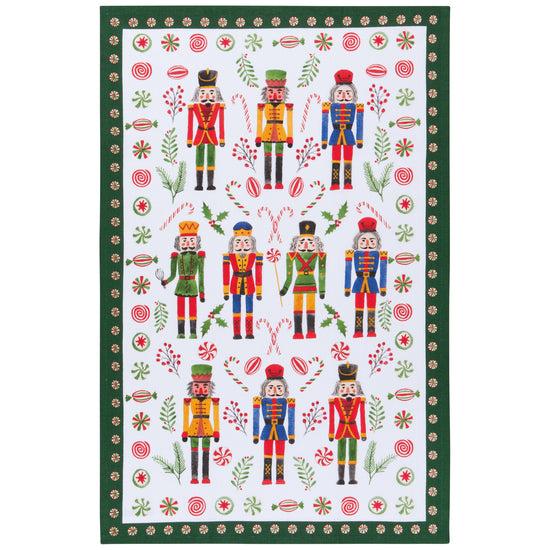 now designs Nutcracker Printed Cotton Dishtowel