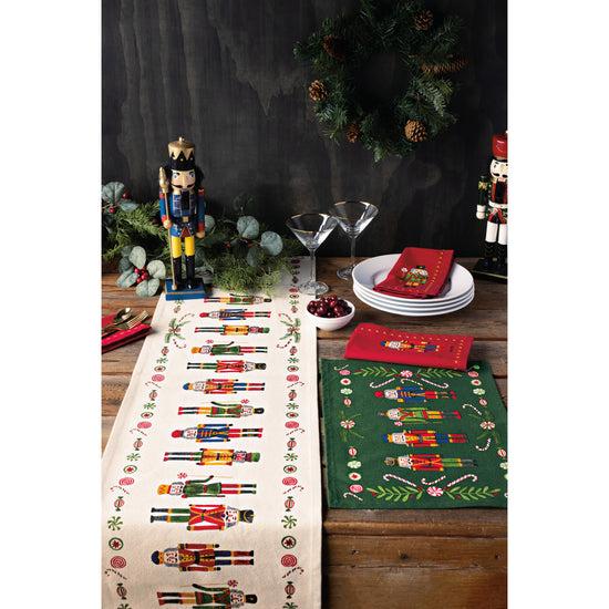 Now Designs Nutcracker Printed Table Runner