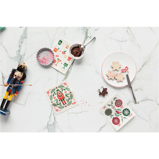 Now Designs Nutcracker Swedish Sponge Cloth