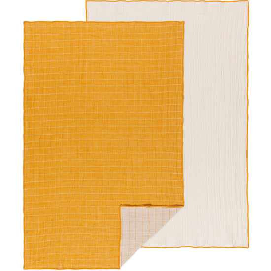 now designs Ochre Double Weave Dishtowels Set of 2