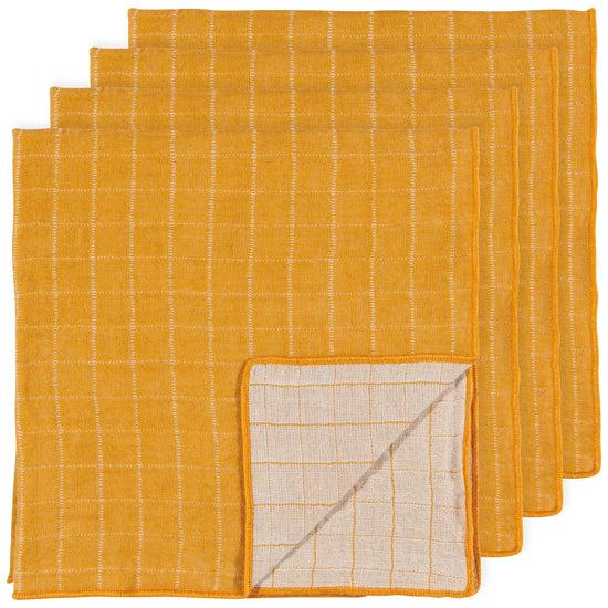 now designs Ochre Double Weave Napkins Set of 4