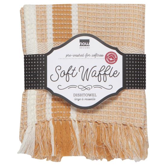Now Designs Ochre Heirloom Soft Waffle Dishtowel