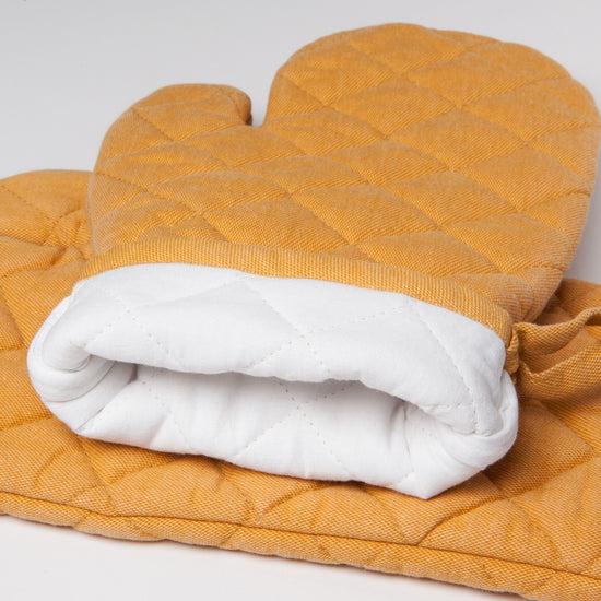 Now Designs Ochre Heirloom Stonewash Oven Mitt