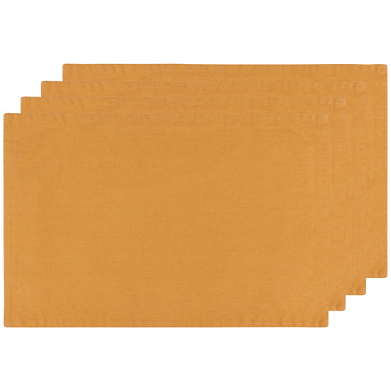 now designs Ochre Stonewash Placemats Set of 4