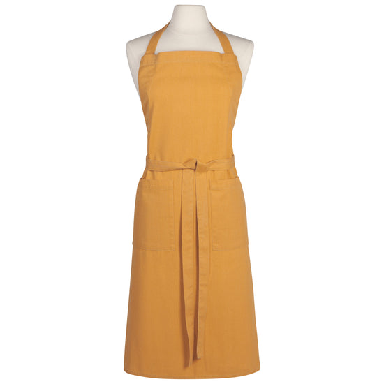 now designs Ochre Yellow Stonewash Apron