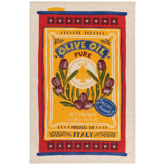 now designs Olive Oil Dishtowel