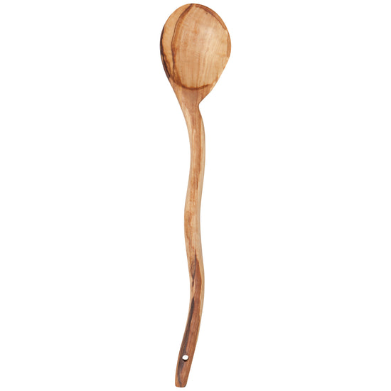Now Designs Olive Wood Wavy Salad Servers Set Of 2
