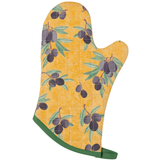 now designs Olives Chef Quilted Oven Mitt