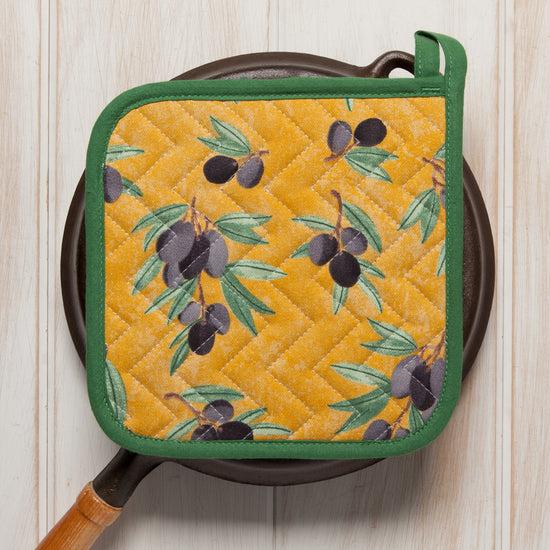 Now Designs Olives Chef Quilted Potholder