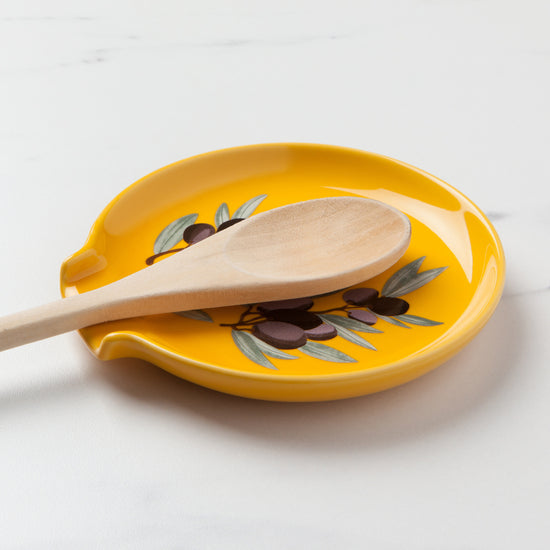 Now Designs Olives Printed Spoon Rest