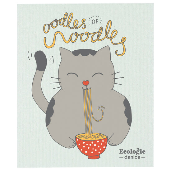 now designs Oodles Of Noodles Swedish Sponge Cloth