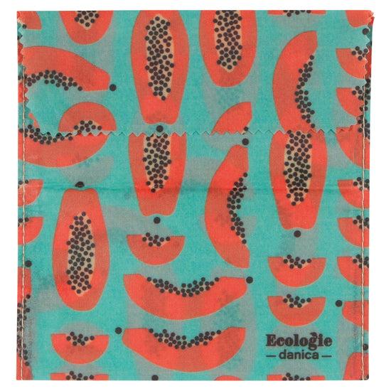 Now Designs Papaya Beeswax Sandwich Bag Set Of 2