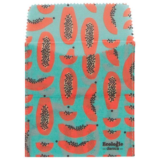 Now Designs Papaya Beeswax Sandwich Bag Set Of 2