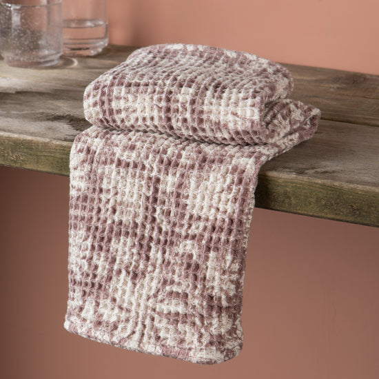 Now Designs Paradise Block Print Waffle Dishtowel