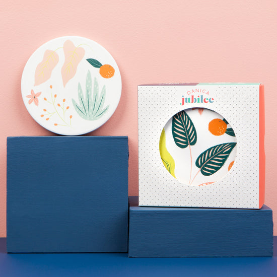 Now Designs Paradise Soak Up Coaster Set Of 4