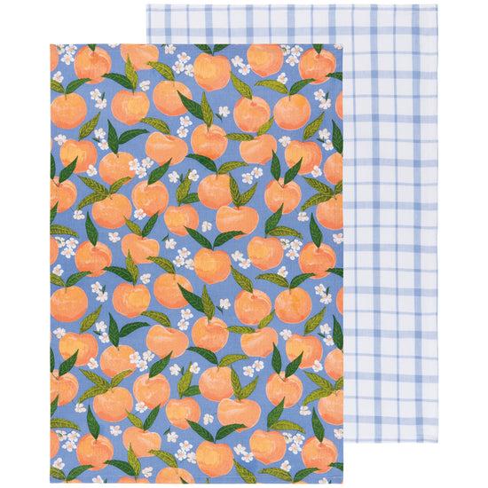 now designs Peaches Dishtowels Set of 2