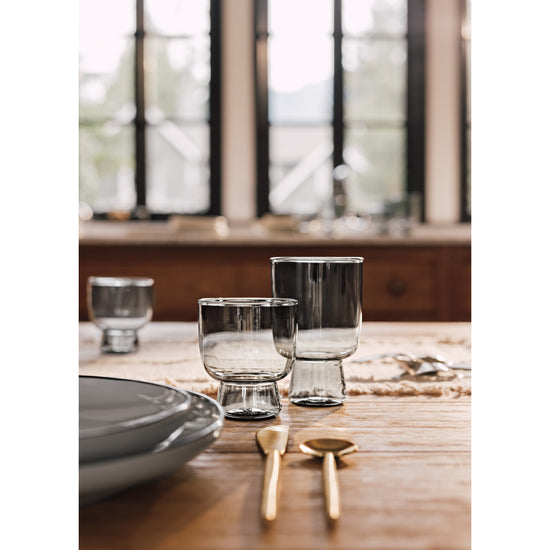 Now Designs Pedestal Glass 11 Oz - Smoke