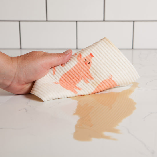 Now Designs Penny Pig Swedish Sponge Cloth