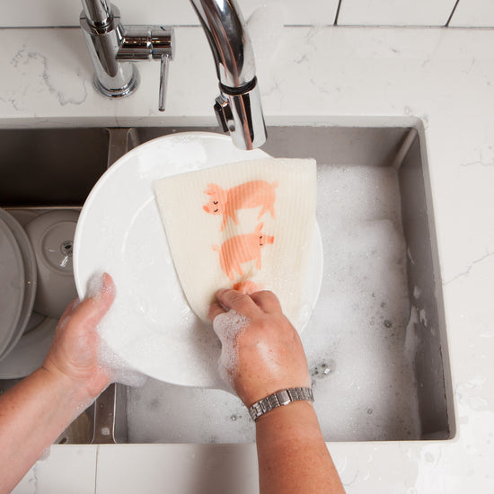 Now Designs Penny Pig Swedish Sponge Cloth