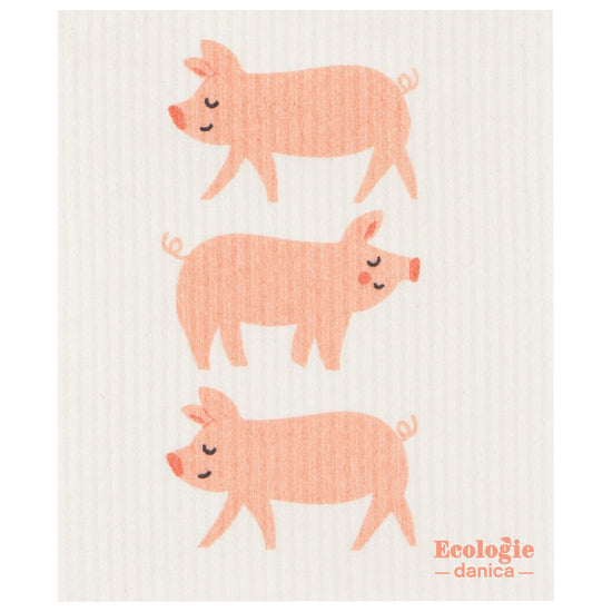 now designs Penny Pig Swedish Sponge Cloth
