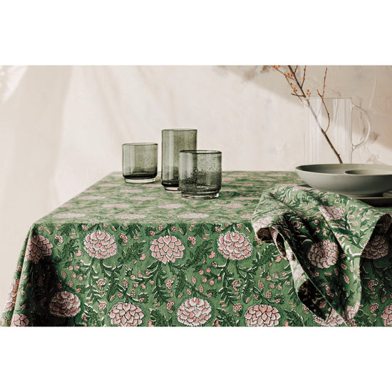 Now Designs Peony Block Print Napkins Set Of 4