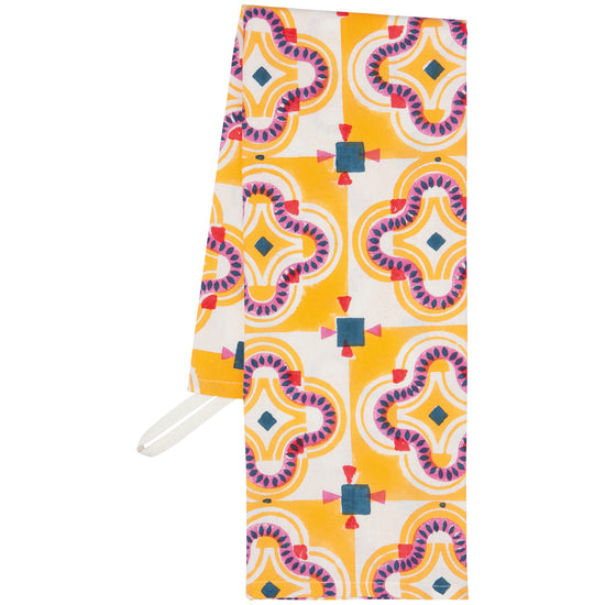 Now Designs Pilipala Block Print Dishtowel