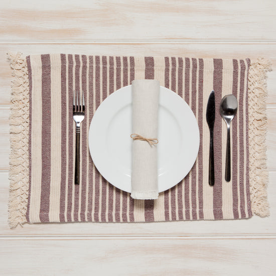 Now Designs Piper Placemat Wine