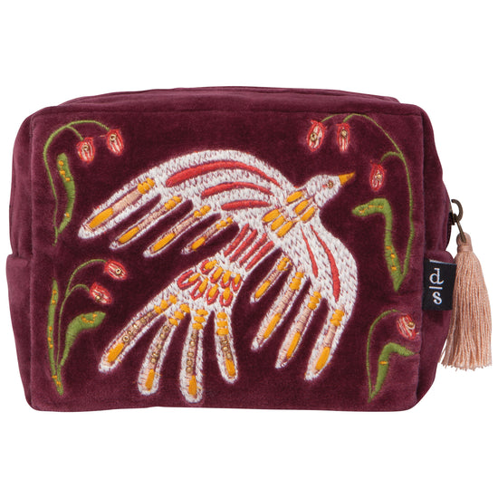 now designs Plume Embroidered Pouch