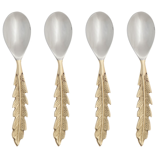 now designs Plume Gold Spoons Set of 4