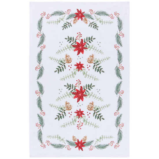now designs Pointsettia Printed Dishtowel