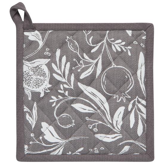 Now Designs Pomegranates Spruce Potholder