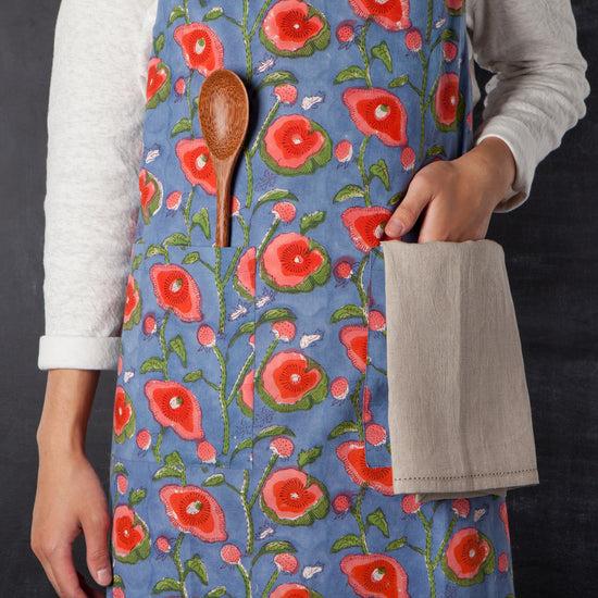 Now Designs Poppy Block Print Apron