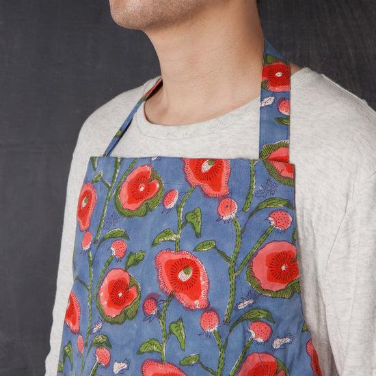 Now Designs Poppy Block Print Apron