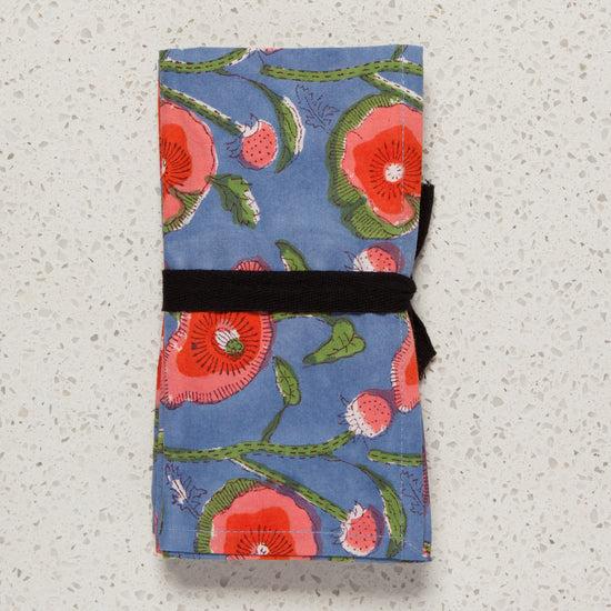 Now Designs Poppy Block Print Napkins Set Of 4