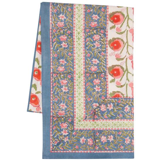 Now Designs Poppy Block Print Tablecloth