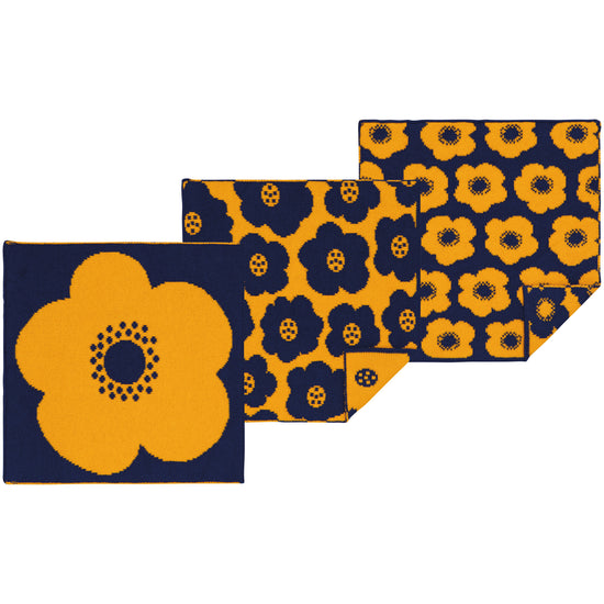 now designs Poppy Knit Dishcloth Set of 3