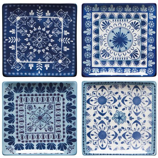 now designs Porto Stamped Plates Set of 4