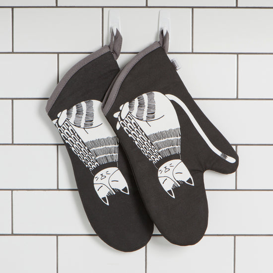 Now Designs Purr Party Cats Chef Quilted Oven Mitt